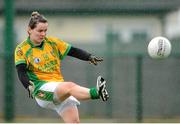 10 February 2013; Geraldine McLaughlin, Donegal. TESCO HomeGrown Ladies National Football League, Division 1, Round 2, Chanel College, Coolock, Dublin. Picture credit: Pat Murphy / SPORTSFILE