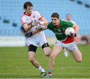 10 February 2013; Lee Keegan, Mayo, in action against Ronan McNamee, Tyrone. Allianz Football League, Division 1, Mayo v Tyrone, Elverys MacHale Park, Castlebar, Co. Mayo. Picture credit: Brian Lawless / SPORTSFILE