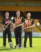 14 February 2013; Kilkenny players Jackie Tyrrell, centre, David Herity, left, and Tommy Walsh in attendance at the Kilkenny GAA/Glanbia 2013 launch. Nowlan Park , Kilkenny. Picture credit: Matt Browne / SPORTSFILE