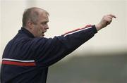 6 April 2003; Larry Tompkins, Cork manager. Allianz National Football League, Division 1A, Tyrone v Cork, O'Neill Park, Dungannon, Co. Tyrone. Football. Picture credit; Damien Eagers / SPORTSFILE *EDI*