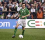 30 April 2003; Gary Breen, Republic of Ireland. Friendly International, Republic of Ireland v Norway, Lansdowne Road, Dublin. Soccer. Picture credit; Brendan Moran / SPORTSFILE *EDI*