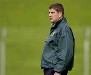 4 May 2003; Michael Duignan, Meath manager, pictured during the against Carlow. Guinness Leinster Senior Hurling Championship, Meath v Carlow, Pairc Tailteann, Navan, Co. Meath. Picture credit; Matt Browne / SPORTSFILE *EDI*
