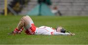 16 February 2013; A dejected Tony McCloskey, Loughgiel Shamrocks, after the final whistle. AIB GAA Hurling All-Ireland Senior Club Championship, Replay, St Thomas v Loughgiel Shamrocks, St. Tiernach's Park, Clones, Co. Monaghan. Picture credit: Oliver McVeigh / SPORTSFILE