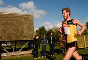 17 February 2013; Eventual winner Brendan Gregg, USA, leads the field during the Men's Senior International 6,000m at the Rás na hÉireann 2013. Battle of the Boyne Site, Oldbridge Estate, Co. Meath. Photo by Sportsfile