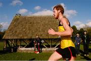 17 February 2013; Eventual winner Brendan Gregg, USA, leads the field during the Men's Senior International 6,000m at the Rás na hÉireann 2013. Battle of the Boyne Site, Oldbridge Estate, Co. Meath. Photo by Sportsfile