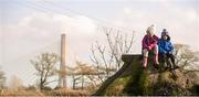 17 February 2013; Eight year old Chloe and her brother, five year old Daragh Peters, from Drogheda, Co. Louth, look on during the Rás na hÉireann 2013. Battle of the Boyne Site, Oldbridge Estate, Co. Meath. Photo by Sportsfile