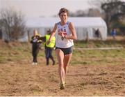 17 February 2013; Mary Kate Champagne, USA, on her way to winning the Women's Senior International 4,000m at the Rás na hÉireann 2013. Battle of the Boyne Site, Oldbridge Estate, Co. Meath. Photo by Sportsfile