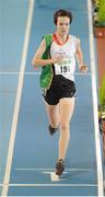17 February 2013; Una Britton, Kilcoole A.C., Co. Wicklow, in action during the senior womens 1500m. Woodie’s DIY AAI Senior Indoor Championships, Athlone Institute of Technology International Arena, Athlone, Co. Westmeath. Picture credit: Tomas Greally / SPORTSFILE