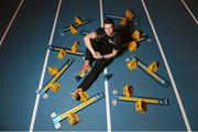 20 February 2013; Athlete Brian Gregan at the announcement of Powerade as the official sports drink of Athletics Ireland. Santry Stadium, Santry, Dublin. Picture credit: David Maher / SPORTSFILE