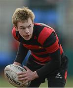 20 February 2013; Craig Miller, Kilkenny College. Powerade Leinster Schools Senior Cup Quarter-Final, Blackrock College v Kilkenny College, Donnybrook Stadium, Donnybrook, Dublin. Picture credit: Brian Lawless / SPORTSFILE