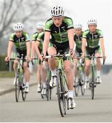 19 February 2013; Sam Bennett at the launch of the 2013 An Post Chain Reaction Sean Kelly team. Shamrock Hotel, Tielt, Belgium. Picture credit: Stephen McCarthy / SPORTSFILE