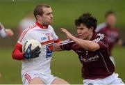 23 February 2013; Paddy Keenan, Louth, in action against Gary Sweeney, Galway. Allianz Football League, Division 2, Louth v Galway, Gaelic Grounds, Drogheda, Co. Louth. Photo by Sportsfile