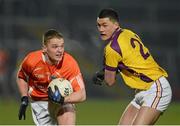 23 February 2013; Niall McConville, Armagh, in action against Lee Chin, Wexford. Allianz Football League, Division 2, Armagh v Wexford, Athletic Grounds, Armagh. Picture credit: Oliver McVeigh / SPORTSFILE