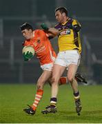 23 February 2013; Caolan Rafferty, Armagh, in action against Daithi Waters, Wexford. Allianz Football League, Division 2, Armagh v Wexford, Athletic Grounds, Armagh. Picture credit: Oliver McVeigh / SPORTSFILE