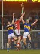 23 February 2013; Conor Lehane, Cork, in action against Donagh Maher, left, and Noel McGrath, Tipperary. Allianz Hurling League, Division 1A, Cork v Tipperary, Pairc Ui Rinn, Cork. Picture credit: Diarmuid Greene / SPORTSFILE