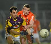 23 February 2013; Graeme Molloy, Wexford, in action against Caolan Rafferty,  Armagh. Allianz Football League, Division 2, Armagh v Wexford, Athletic Grounds, Armagh. Picture credit: Oliver McVeigh / SPORTSFILE