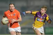 23 February 2013; Ciaran McKeever, Armagh, in action against Michael Furlong, Wexford. Allianz Football League, Division 2, Armagh v Wexford, Athletic Grounds, Armagh. Picture credit: Oliver McVeigh / SPORTSFILE