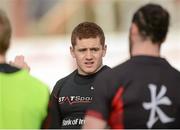 27 February 2013; Ulster's Paddy Jackson during squad training ahead of their Celtic League 2012/13 match against Benetton Treviso on Friday. Ulster Rugby Squad Training, Ravenhill Park, Belfast, Co. Antrim. Picture credit: Oliver McVeigh / SPORTSFILE