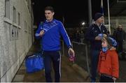 30 October 2017; St Vincent's team captain Diarmuid Connolly on his way into the team dressing room before the Dublin County Senior Club Football Championship Final match between Ballymun Kickhams and St Vincent's at Parnell Park in Dublin. Photo by Matt Browne/Sportsfile