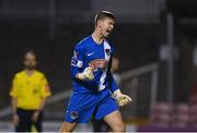 30 October 2017; Alan Kelleher of Cork City celebrates after saving a penalty during the SSE Airtricity National Under 17 League Final match between Cork City and Bohemians at Turner's Cross in Cork. Photo by Eóin Noonan/Sportsfile