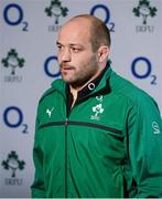 28 February 2013; Ireland's Rory Best after a press conference ahead of their RBS Six Nations Rugby Championship game against France on Saturday the 9th of March. Ireland Rugby Press Conference, Carton House, Maynooth, Co. Kildare. Picture credit: Matt Browne / SPORTSFILE