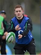 28 February 2013; Ireland's Paddy Jackson in action during squad training ahead of their RBS Six Nations Rugby Championship game against France on Saturday the 9th of March. Ireland Rugby Squad Training, Carton House, Maynooth, Co. Kildare. Picture credit: Matt Browne / SPORTSFILE