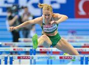 1 March 2013; Ireland's Derval O'Rourke in action during her heat of the Women's 60m Hurdles, where she finished in a season best time of 8.05sec and qualified for the semi-final. 2013 European Indoor Athletics Championships, Scandinavium Arena, Gothenburg, Sweden. Picture credit: Brendan Moran / SPORTSFILE