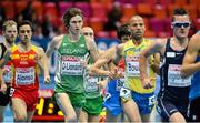1 March 2013; Ireland's Ciaran O Lionáird on his way to winning his heat of the Men's 3000m in a time of 7:55.12sec and qualified for the Final. 2013 European Indoor Athletics Championships, Scandinavium Arena, Gothenburg, Sweden. Picture credit: Brendan Moran / SPORTSFILE