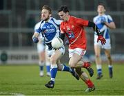2 March 2013; Derek Maguire, Louth, in action against Cahir Healy, Laois. Allianz Football League, Division 2, Laois v Louth, O'Moore Park, Portlaoise, Co. Laois. Picture credit: Matt Browne / SPORTSFILE