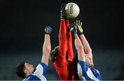 2 March 2013; Brian Donnelly, Louth, in action against Brendan Quigley and Colm Cross, Laois. Allianz Football League, Division 2, Laois v Louth, O'Moore Park, Portlaoise, Co. Laois. Picture credit: Matt Browne / SPORTSFILE