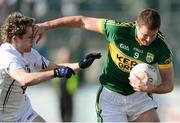 3 March 2013; Eoin Brosnan, Kerry, in action against Niall Kelly, Kildare. Allianz Football League, Division 1, Kildare v Kerry, St. Conleth's Park, Newbridge, Co. Kildare. Picture credit: David Maher / SPORTSFILE