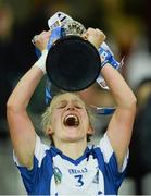 2 March 2013; Milford captain, Elaine O'Riordan, lifts the cup. All Ireland Senior Camogie Club Championship Final, Killimor, Galway, v Milford, Cork, Croke Park, Dublin. Picture credit: Ray McManus / SPORTSFILE