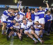 30 October 2017; St Vincent's players celebrate with the Clerys Cup after the Dublin County Senior Club Football Championship Final match between Ballymun Kickhams and St Vincent's at Parnell Park in Dublin. Photo by Matt Browne/Sportsfile