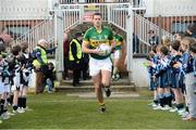 3 March 2013; Kerry captain Eoin Brosnan runs out for the start of the game. Allianz Football League, Division 1, Kildare v Kerry, St. Conleth's Park, Newbridge, Co. Kildare. Picture credit: David Maher / SPORTSFILE