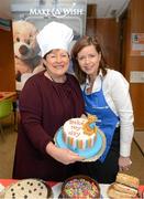 8 March 2013; Catherine Leyden, Odlums, left, with Susan O’Dwyer, Chief Executive, Make-A-Wish, at Bake My Day for Make-A-Wish at Bank of Ireland, Mayor Street Lower, Dublin. Picture credit: Brian Lawless / SPORTSFILE