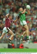 4 May 2003; Jason Stokes, Limerick, in action against Weatmeath's Shane Colleary. Allianz National Football League Division 2 Final, Westmeath v Limerick, Croke Park, Dublin. Football. Picture credit; Ray McManus / SPORTSFILE