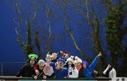 8 March 2013; French supporters in attendance at the game. Women's Six Nations Rugby Championship, Ireland v France, Ashbourne RFC, Ashbourne, Co. Meath. Picture credit: Brendan Moran / SPORTSFILE