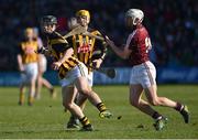 24 February 2013; Matthew Ruth, Kilkenny, in action against Niall Donoghue, Galway. Allianz Hurling League, Division 1A, Galway v Kilkenny, Pearse Stadium, Galway. Picture credit: Barry Cregg / SPORTSFILE