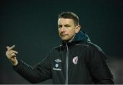 8 March 2013; Sligo Rovers manager Ian Baraclough. Airtricity League Premier Division, Derry City v Sligo Rovers, The Brandywell, Derry. Picture credit: Oliver McVeigh / SPORTSFILE