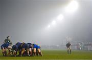 8 March 2013; The teams engage in a scrum amid heavy fog. Women's Six Nations Rugby Championship, Ireland v France, Ashbourne RFC, Ashbourne, Co. Meath. Picture credit: Brendan Moran / SPORTSFILE