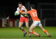 9 March 2013; Gerard O'Kane, Derry, in action against Caolan Rafferty, Armagh. Allianz Football League, Division 2, Derry v Armagh, Celtic Park, Derry. Picture credit: Oliver McVeigh / SPORTSFILE