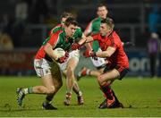 9 March 2013; Enda Varley, Mayo, in action against Ryan Boyle, Down. Allianz Football League, Division 1, Down v Mayo, Páirc Esler, Newry, Co. Down. Picture credit: Barry Cregg / SPORTSFILE