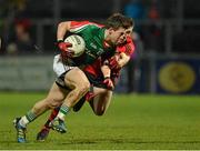 9 March 2013; Enda Varley, Mayo, in action against Ryan Boyle, Down. Allianz Football League, Division 1, Down v Mayo, Páirc Esler, Newry, Co. Down. Picture credit: Barry Cregg / SPORTSFILE