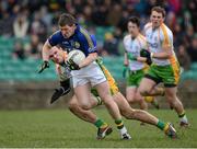 10 March 2013; Kieran O'Leary, Kerry, in action against Neil McGee, Donegal. Allianz Football League, Division 1, Donegal v Kerry, Páirc MacCumhaill, Ballybofey, Co. Donegal. Picture credit: Oliver McVeigh / SPORTSFILE