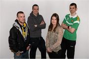 11 March 2013; At the announcement of details for the forthcoming international boxing series between Ireland and France are, from left to right, Olympic silver medal winner John Joe Nevin, Darren O’Neill, Olympic gold medal winner Katie Taylor and Adam Nolan. Platinum One is staging the event and there will be a total of 14 bouts over two fight nights, the first on Friday May 3rd at Millstreet, Co. Cork, and the second on Sunday May 5th at the Odyssey Arena, Belfast. Tickets are available through ticketmaster.ie. Rochestown Park Hotel, Co. Cork. Picture credit: Diarmuid Greene / SPORTSFILE