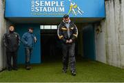 10 March 2013; Kilkenny manager Brian Cody walks out for the start of the game. Allianz Hurling League, Division 1A, Tipperary v Kilkenny, Semple Stadium, Thurles, Co. Tipperary. Picture credit: David Maher / SPORTSFILE
