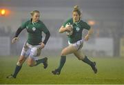 8 March 2013; Alison Taylor, right, and Niamh Briggs, Ireland. Women's Six Nations Rugby Championship, Ireland v France, Ashbourne RFC, Ashbourne, Co. Meath. Picture credit: Brendan Moran / SPORTSFILE