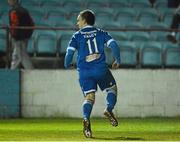 15 March 2013; Shane Tracy, Limerick celebrates after scoring his side's second goal. Airtricity League Premier Division, Drogheda United v Limerick FC, Hunky Dorys Park, Drogheda, Co. Louth. Picture credit: Oliver McVeigh / SPORTSFILE