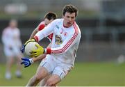 10 March 2013; Conor Gormley, Tyrone. Allianz Football League, Division 1, Tyrone v Cork, Healy Park, Omagh, Co. Tyrone. Picture credit: Brian Lawless / SPORTSFILE