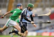 16 March 2013; Conor McCormack, Dublin, in action against Gavin O'Mahoney, Limerick. Allianz Hurling League, Division 1A, Dublin v Limerick, Croke Park, Dublin. Picture credit: Pat Murphy / SPORTSFILE